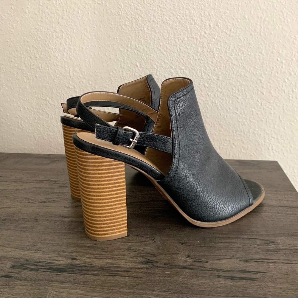 Route 66 Sling Back Open Toed Heels